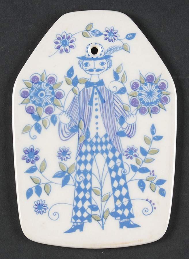 Lotte (Coupe) Wall Plaque by Figgjo (Norway)-1