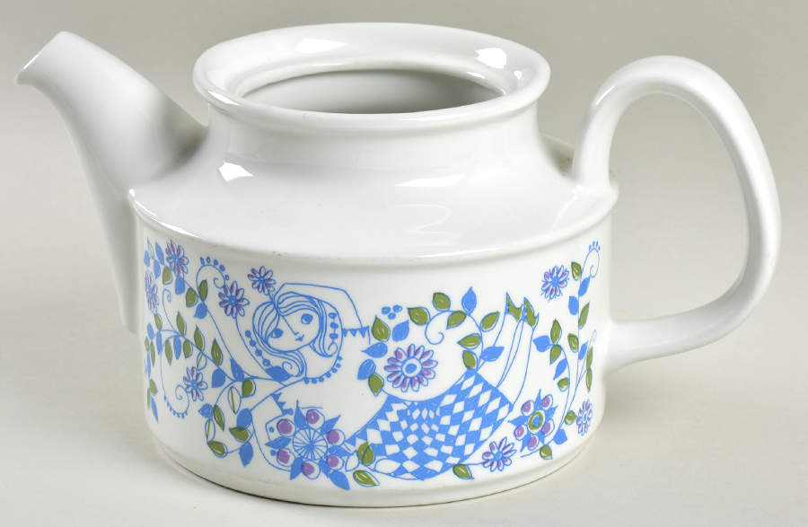 Lotte (Coupe) Teapot No Lid by Figgjo (Norway)-1