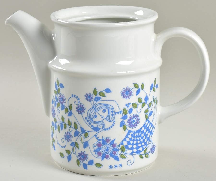 Lotte (Coupe) Coffee Pot No Lid by Figgjo (Norway)-1