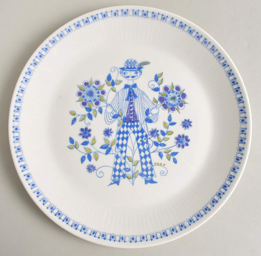 Lotte (Coupe) Dinner Plate by Figgjo (Norway)-1