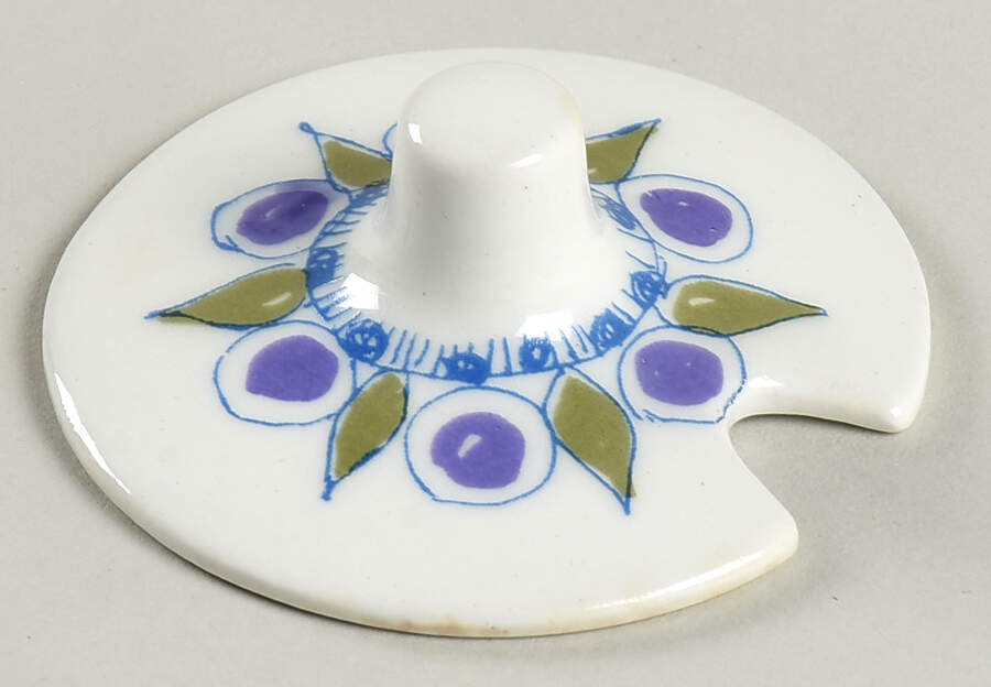 Lotte (Coupe) Lid for Mustard Jar by Figgjo (Norway)-1