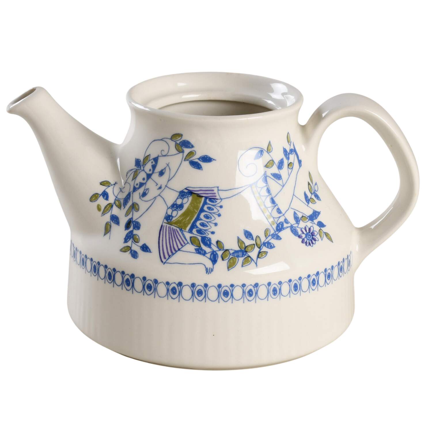 Lotte (Coupe) Mini Teapot No Lid by Figgjo (Norway)-1