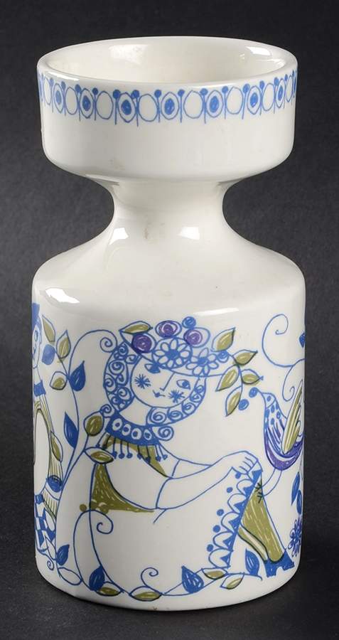 Lotte (Coupe) 5" Candlestick by Figgjo (Norway)-1