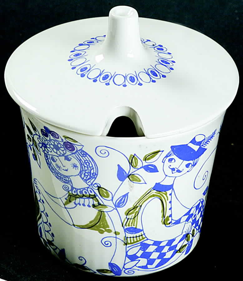 Lotte (Coupe) Jam/Jelly & Lid by Figgjo (Norway)-1