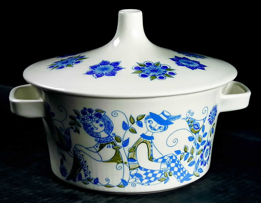 Lotte (Coupe) Round Covered Vegetable by Figgjo (Norway)-1