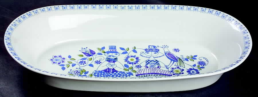Lotte (Coupe) 12'' Oval Baker by Figgjo (Norway)-1