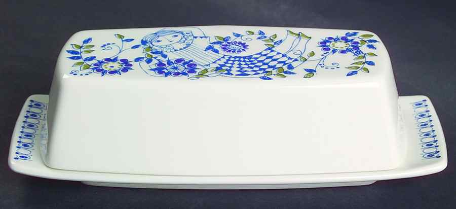 Lotte (Coupe) 1/4 Lb Covered Butter by Figgjo (Norway)-1