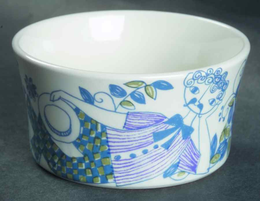 Lotte (Coupe) Mini Open Sugar Bowl by Figgjo (Norway)-1