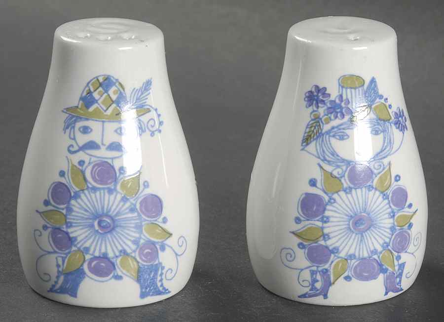 Lotte (Coupe) Salt & Pepper Set by Figgjo (Norway)-1