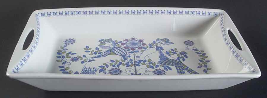 Lotte (Coupe) 13"  Rectangular Baker by Figgjo (Norway)-1
