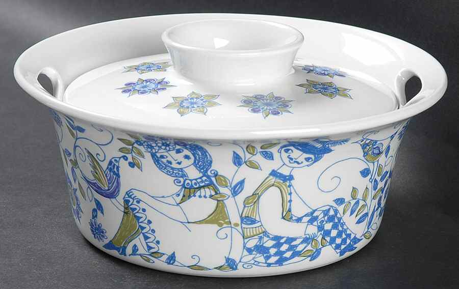 Lotte (Coupe) 1.50 Pt Round Covered Casserole by Figgjo (Norway)-1