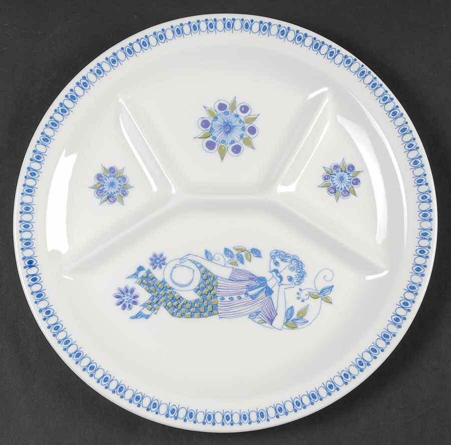 Lotte (Coupe) Grill Plate by Figgjo (Norway)-1