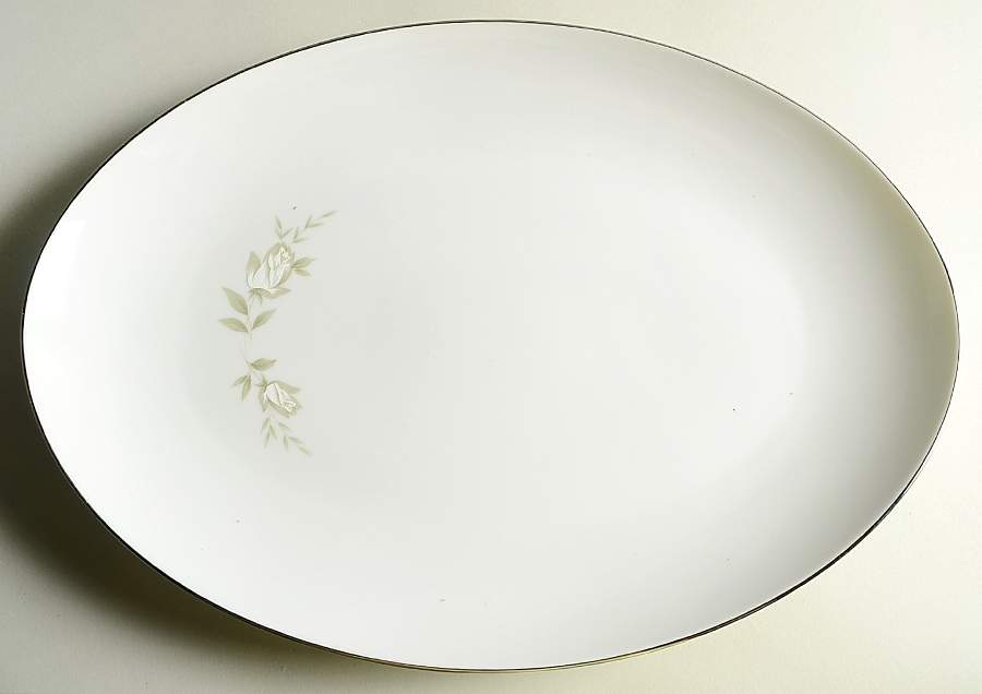 Ardmore 16" Oval Serving Platter by Four Crown-1