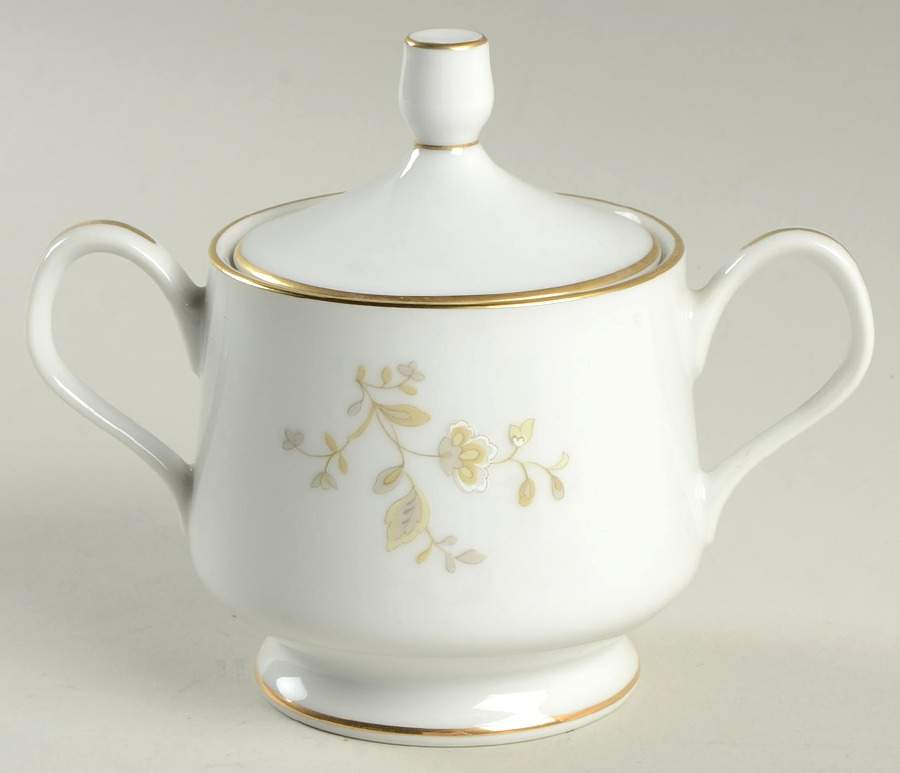 Charisse Sugar Bowl & Lid by Four Crown-1