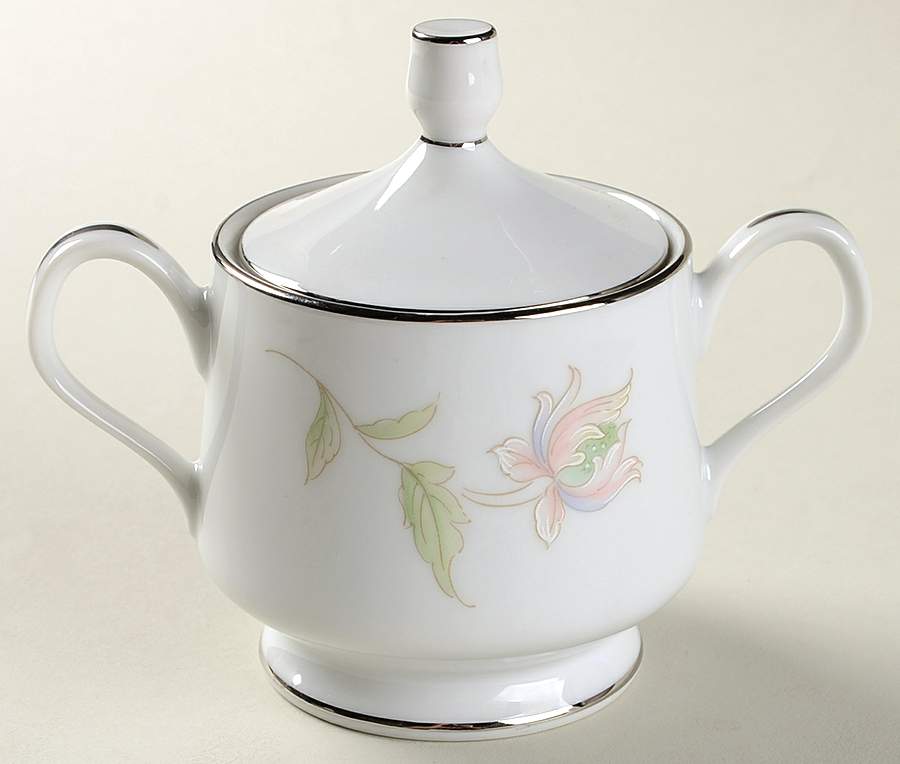Cherbourg Sugar Bowl & Lid by Four Crown-1