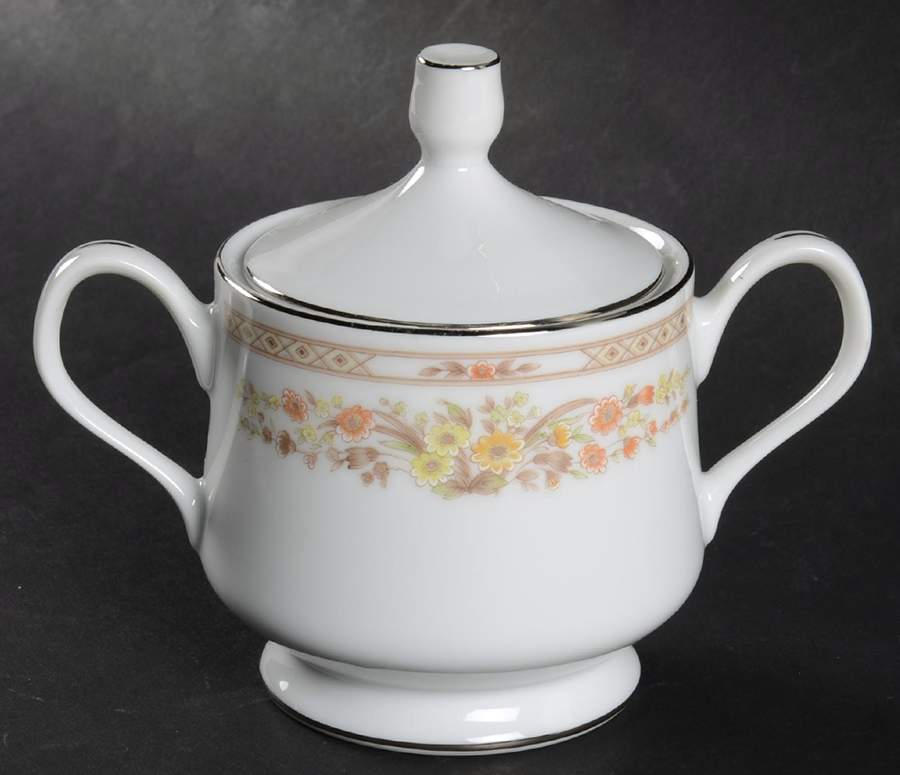 Clairmont Sugar Bowl & Lid by Four Crown-1