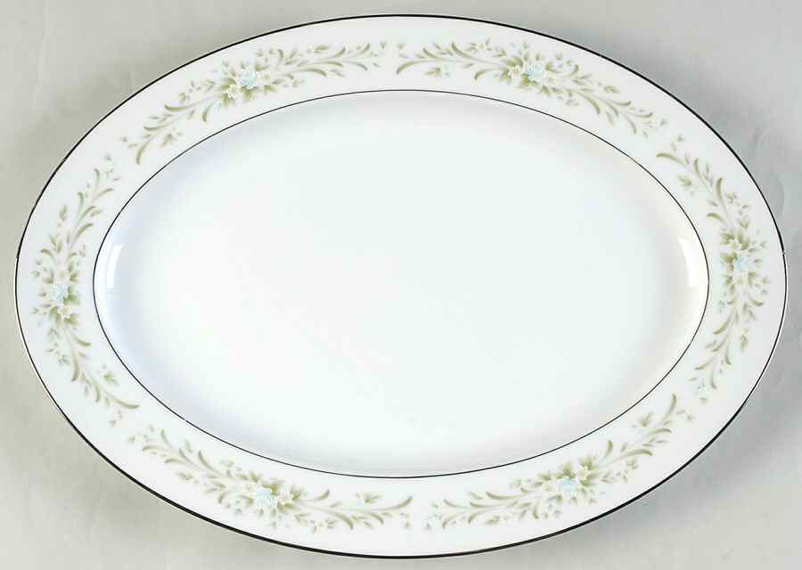 Claridge 14" Oval Serving Platter by Four Crown-1