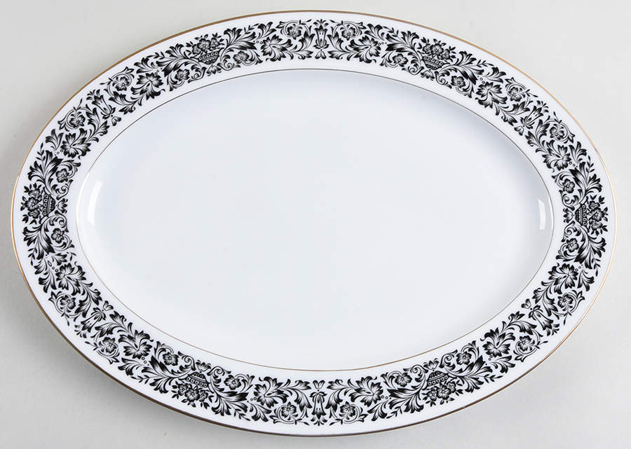 Monte Carlo 14" Oval Serving Platter by Four Crown-1