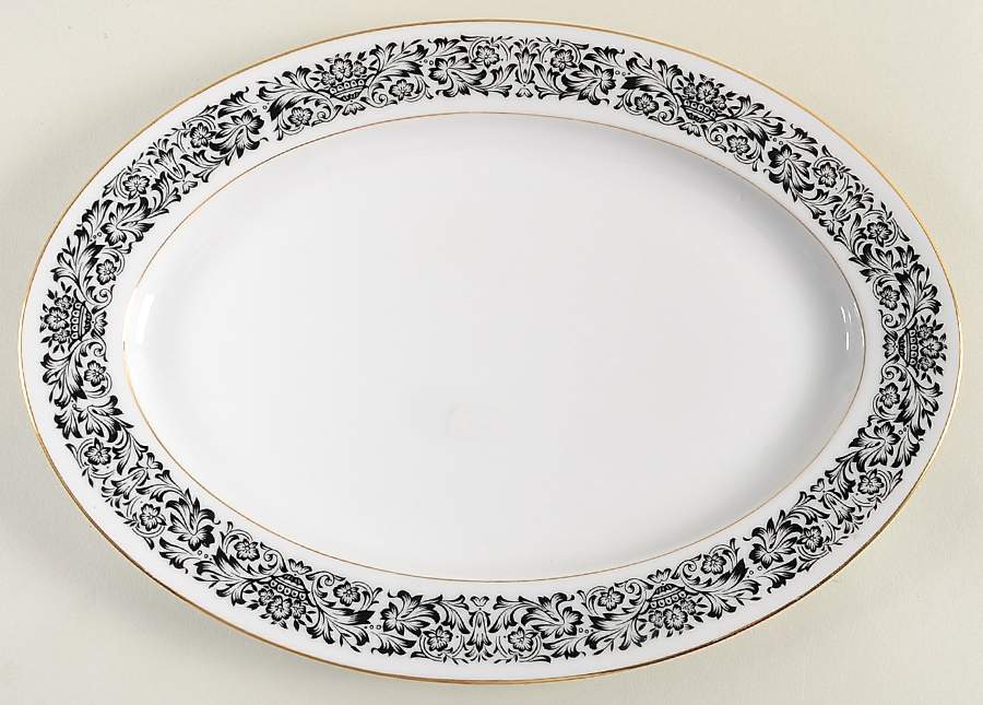 Monte Carlo 12" Oval Serving Platter by Four Crown-1