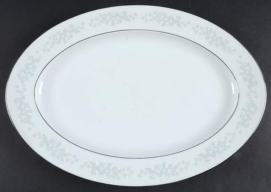 Oxford Hall 14" Oval Serving Platter by Four Crown-1
