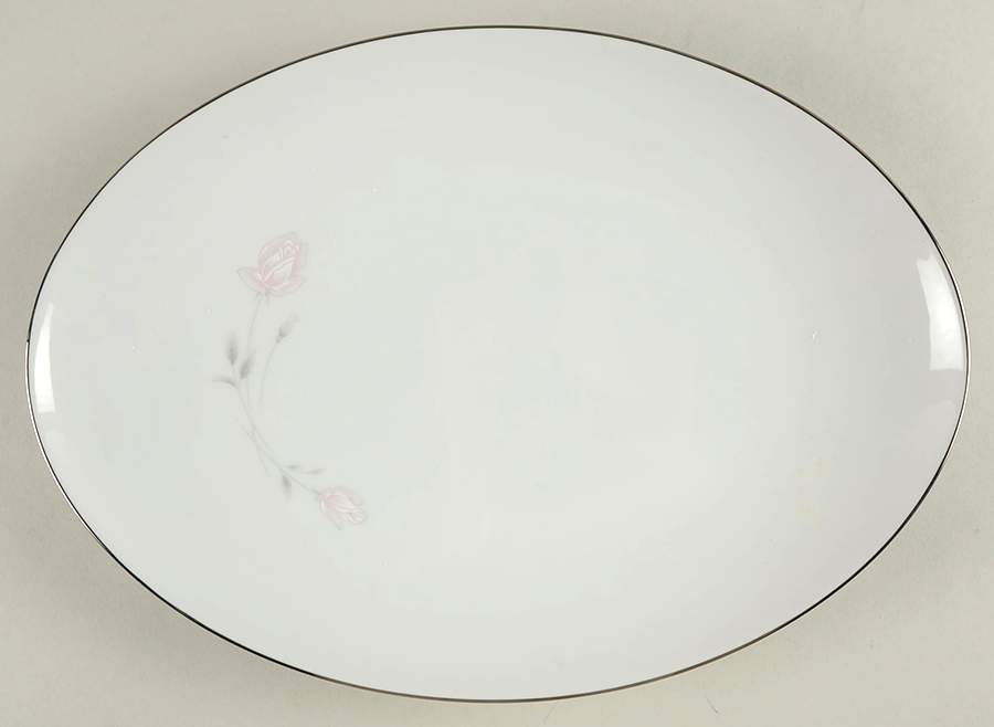 Primrose 14" Oval Serving Platter by Four Crown-1