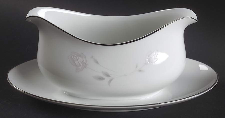 Primrose Gravy Boat with Attached Underplate by Four Crown-1