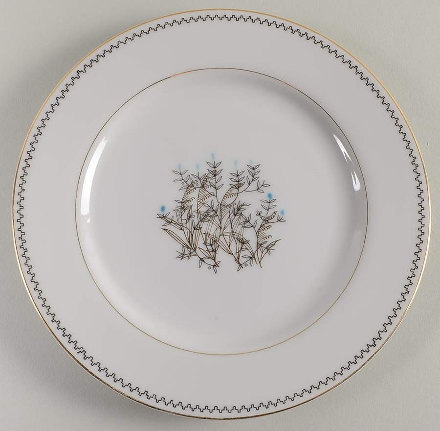 Late In Autumn Salad Plate by Fine China of Japan-1