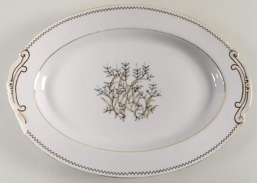 Late In Autumn 12" Oval Serving Platter by Fine China of Japan-1