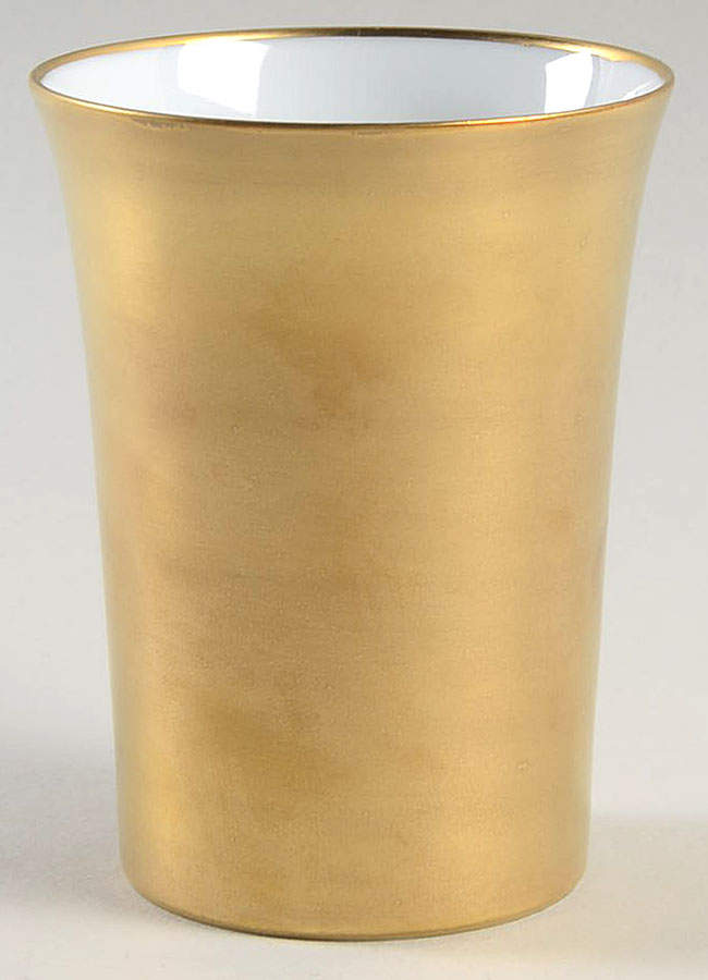Gold China Bathroom Tumbler by Fitz & Floyd-1