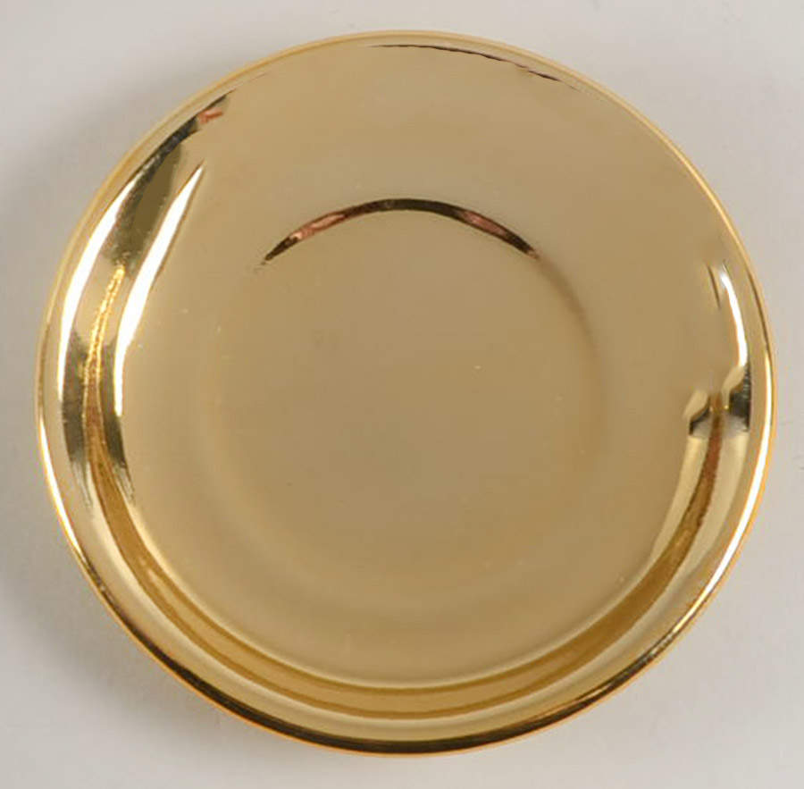 Gold Saucer for Flat Demitasse Cup by Fitz & Floyd-1