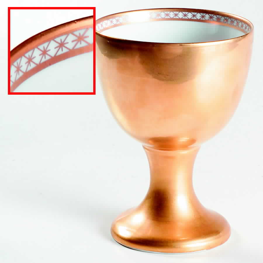 Gold China Goblet by Fitz & Floyd-1