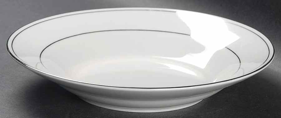 Simplicity Rim Soup Bowl by Fine China of China-1