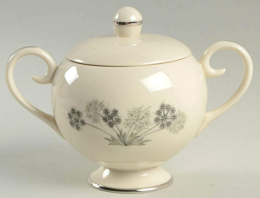 Silver Shadows (Rim & Coupe) Sugar Bowl & Lid by Flintridge-1