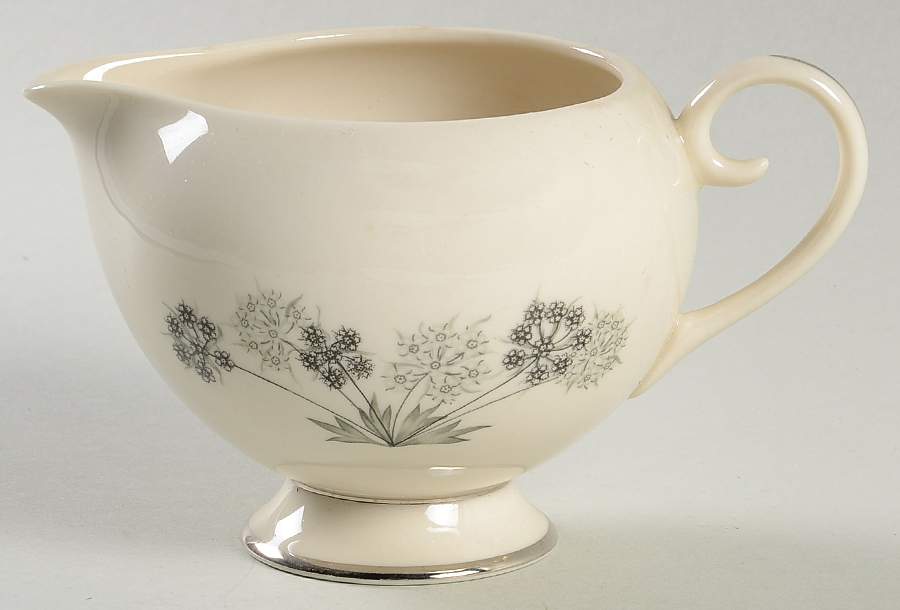 Silver Shadows (Rim & Coupe) Creamer by Flintridge-1