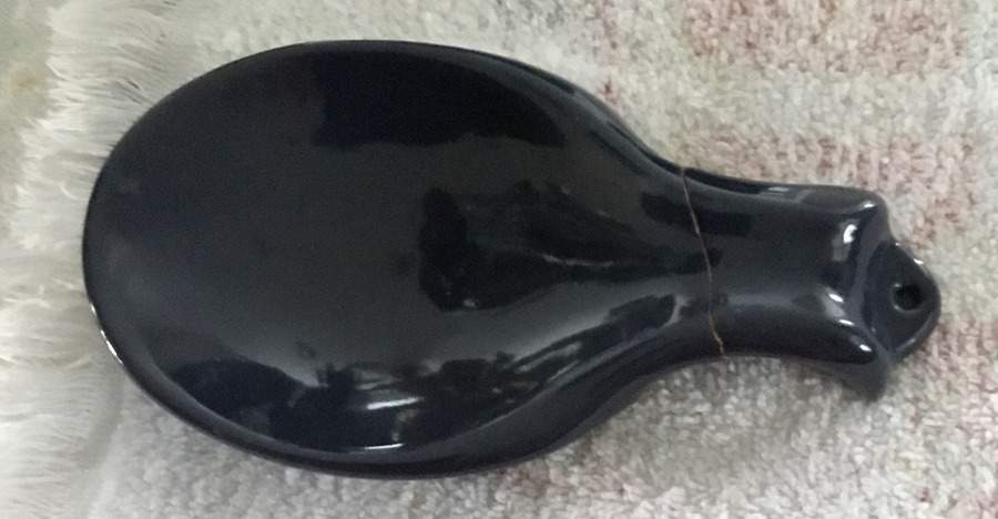 Westwind Navy Blue Spoon Rest/Holder (Holds 1 Spoon) by Frankoma-1
