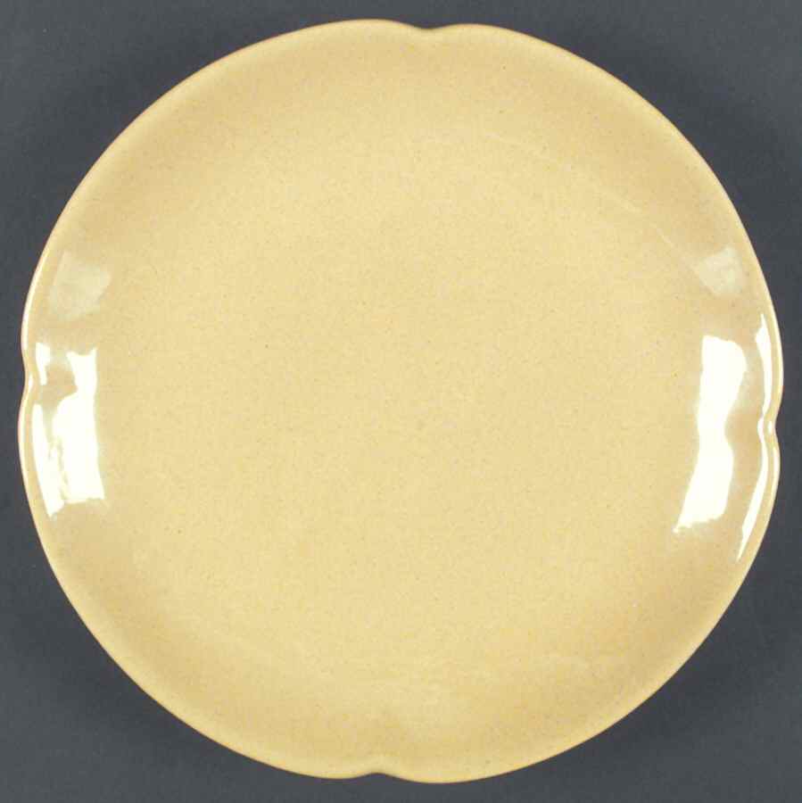Plainsman Autumn Yellow Dinner Plate by Frankoma-1