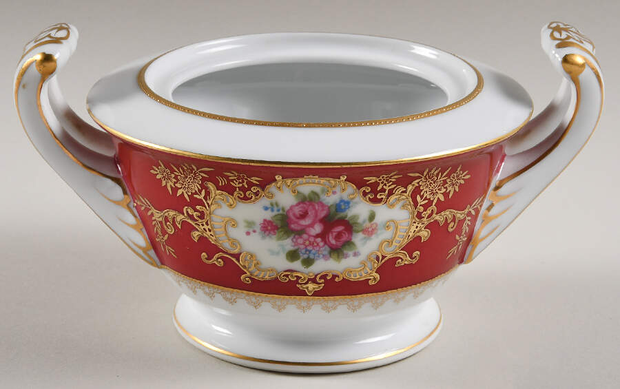 FUK15 Sugar Bowl No Lid by Fukagawa-1