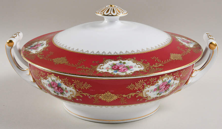 FUK15 Round Covered Vegetable by Fukagawa-1