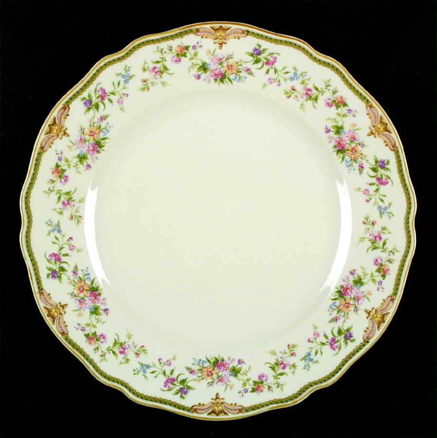 Aida (Mustard Trim) Dinner Plate by Franconia-Krautheim & Adelburg-1