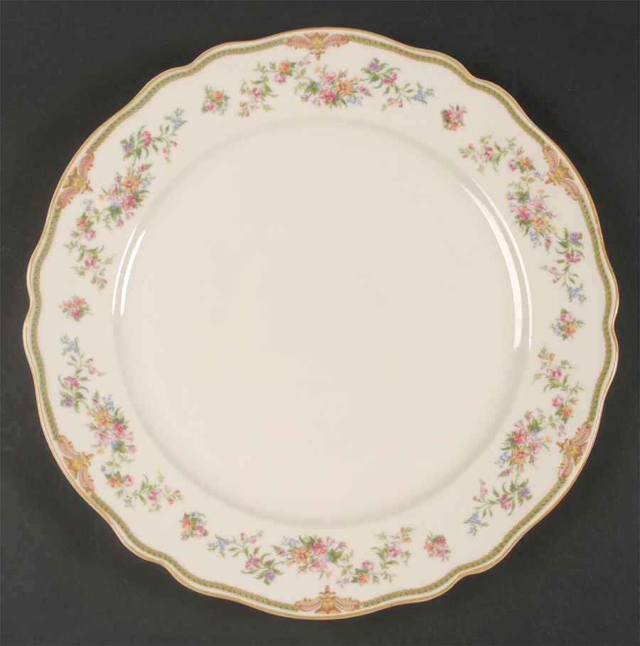 Aida (Mustard Trim) 12" Chop Plate (Round Platter) by Franconia-Krautheim & Adelburg-1