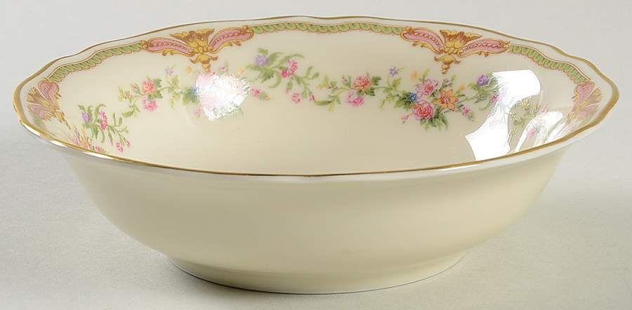 Aida (Mustard Trim) Fruit/Dessert (Sauce) Bowl by Franconia-Krautheim & Adelburg-1