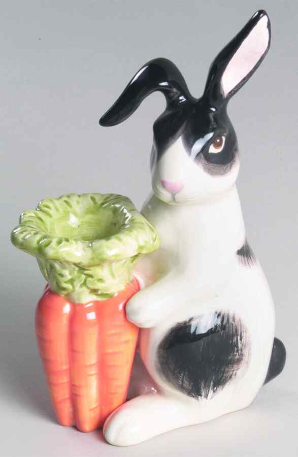 Kensington Rabbit Figural Candlestick by Fitz & Floyd-1