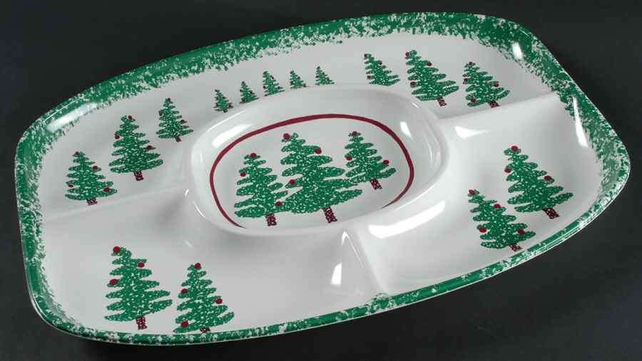 FUO5 18" Rectangular 4 Section Plastic Tray by Furio-1