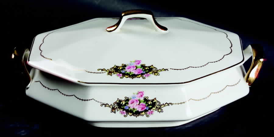 FC3 Oval Covered Vegetable by FC Co - French China-1