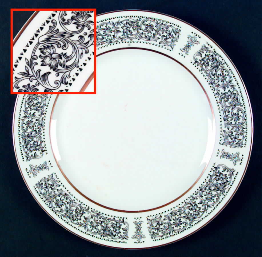Rockford Dinner Plate by Fine China of Japan-1