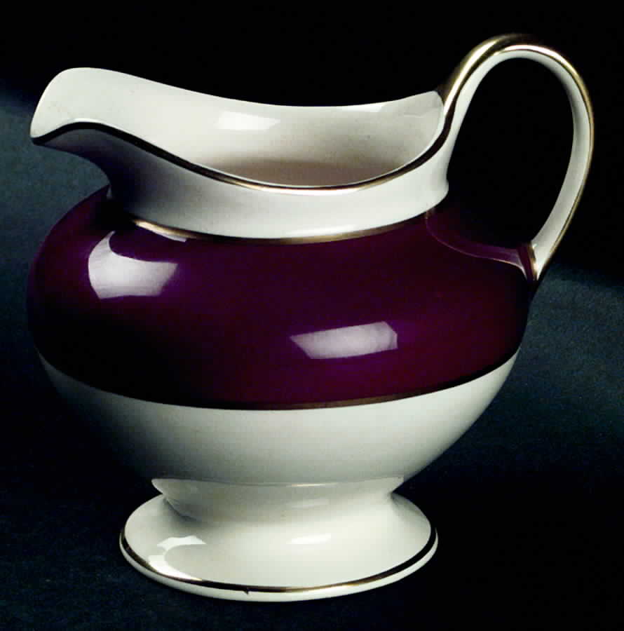 5972-Burgundy Creamer by Fondeville-1