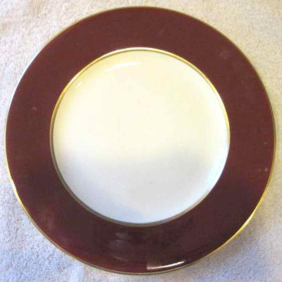 5972-Burgundy 11" Chop Plate (Round Platter) by Fondeville-1
