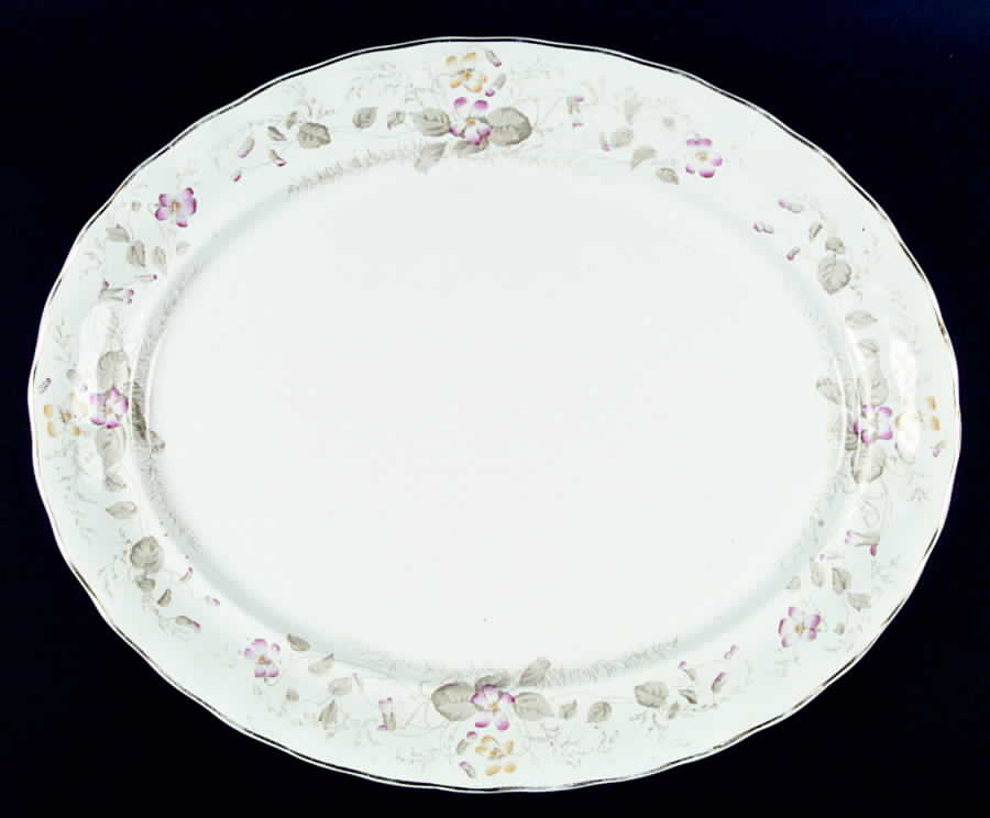 FUL2 12" Oval Serving Platter by Furnivals-1