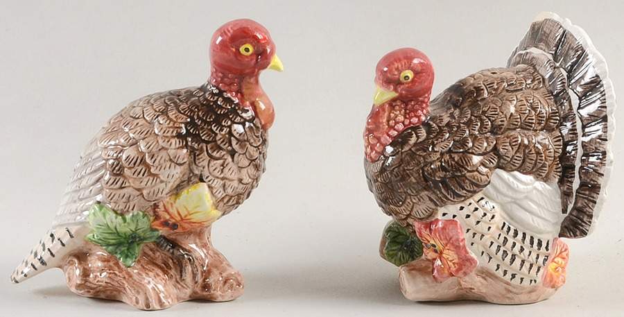 Harvest Fowl Salt & Pepper Set by Fitz & Floyd-1