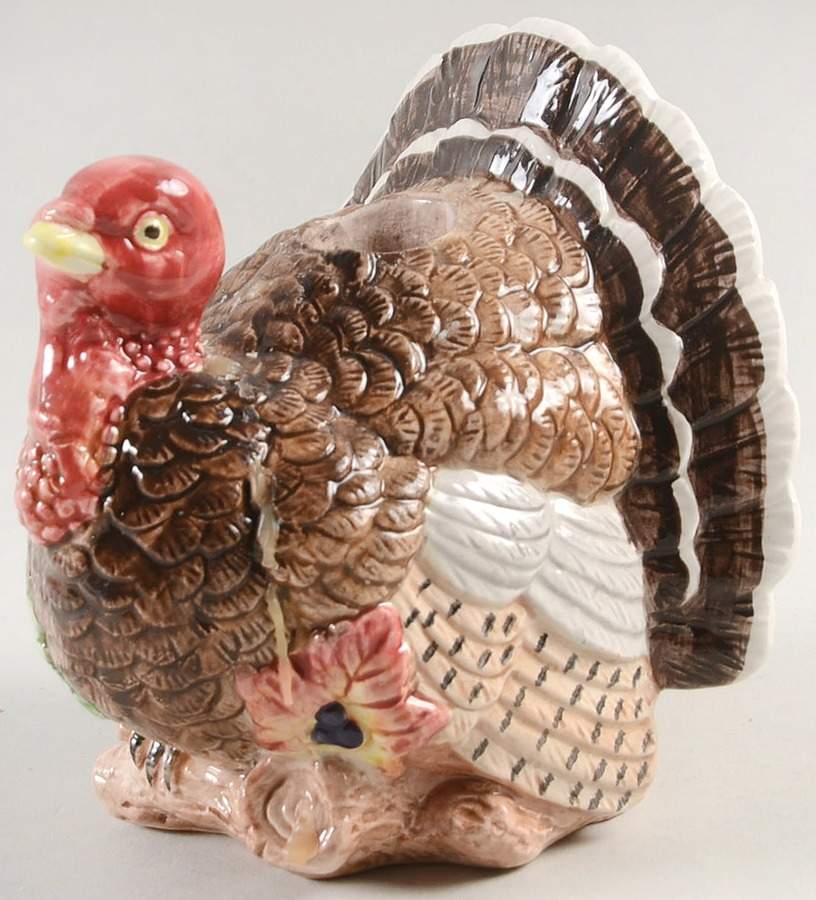 Harvest Fowl Single Light Candlestick by Fitz & Floyd-1